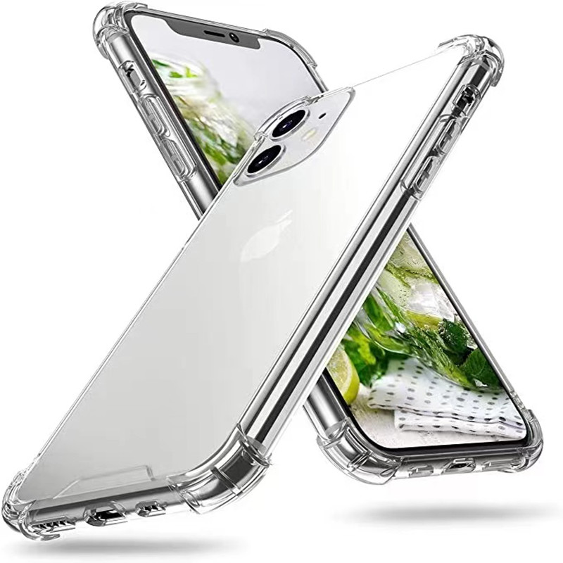 Adecuado para Apple 13Promax Case de teléfono Transparente Case de teléfono de silicona airbag todo incluido