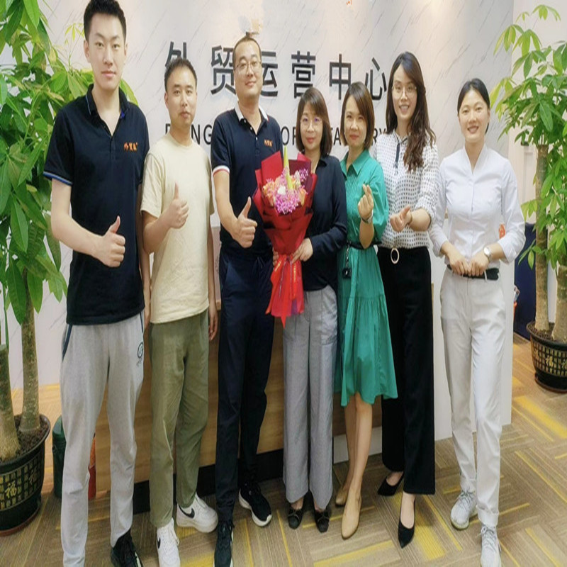 Los colores del viento de los socios en el departamento de comercio exterior de Xinyang Leather Company