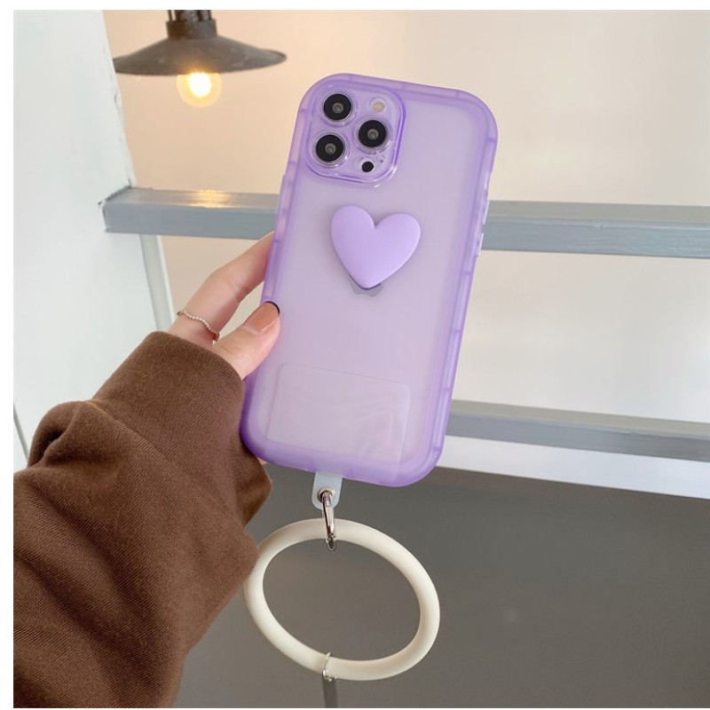 Adecuado para Apple iPhone13Pro Case de teléfonos móviles, estuche de teléfono móvil de silicona, caja de brazalete de amor suave